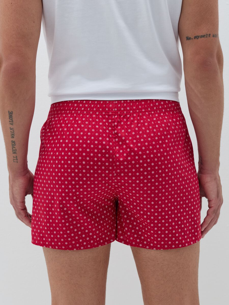 Two-pack boxer shorts in woven fabric with micro pattern_3