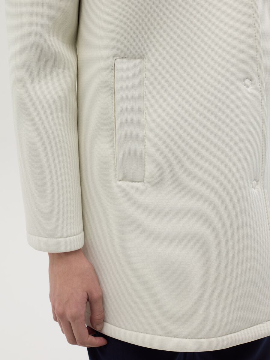Long jacket with buttons and hood_2