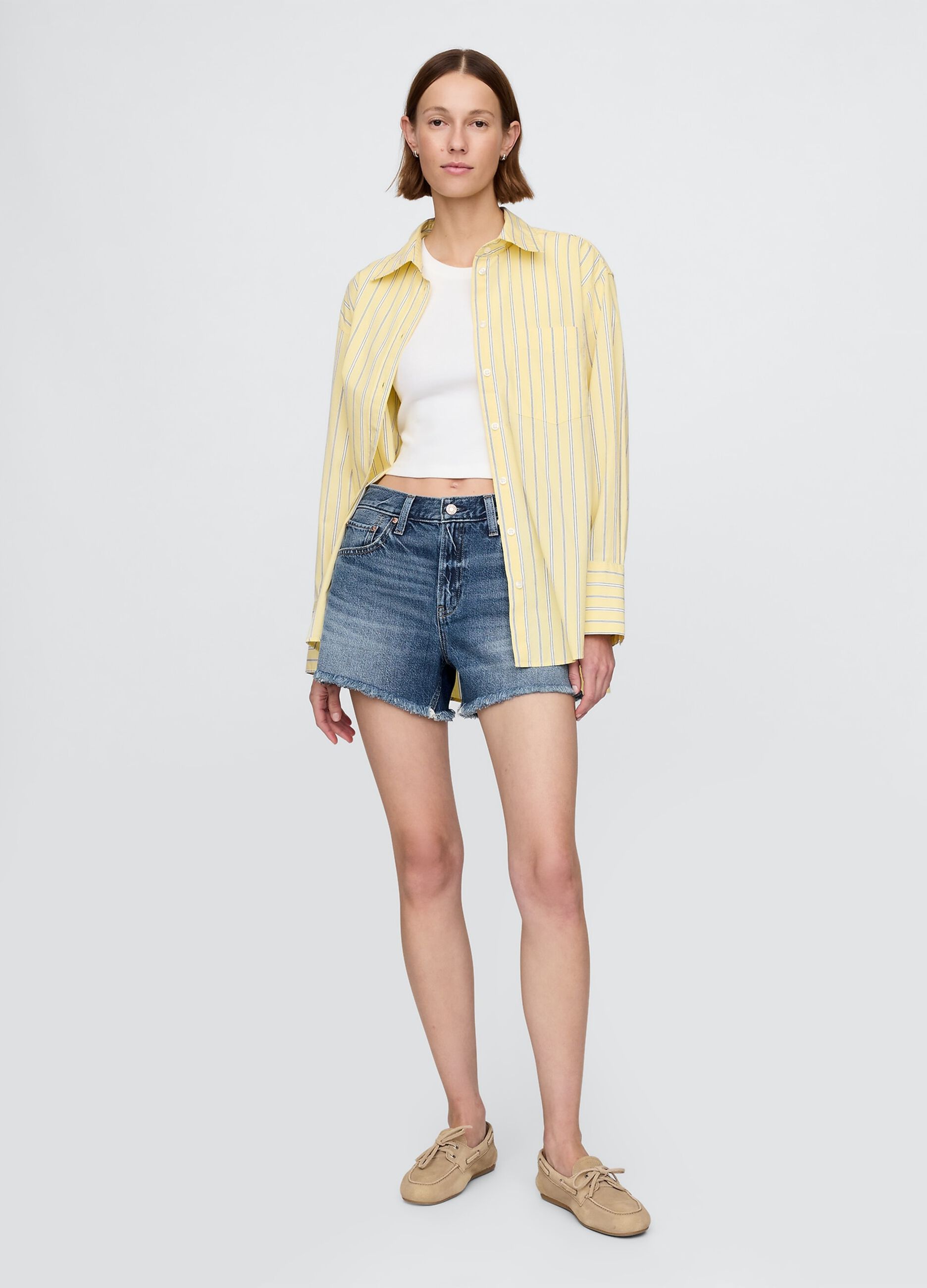 Blue Denim Shorts