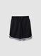 Blue shorts with elasticated waistband and drawstring_3
