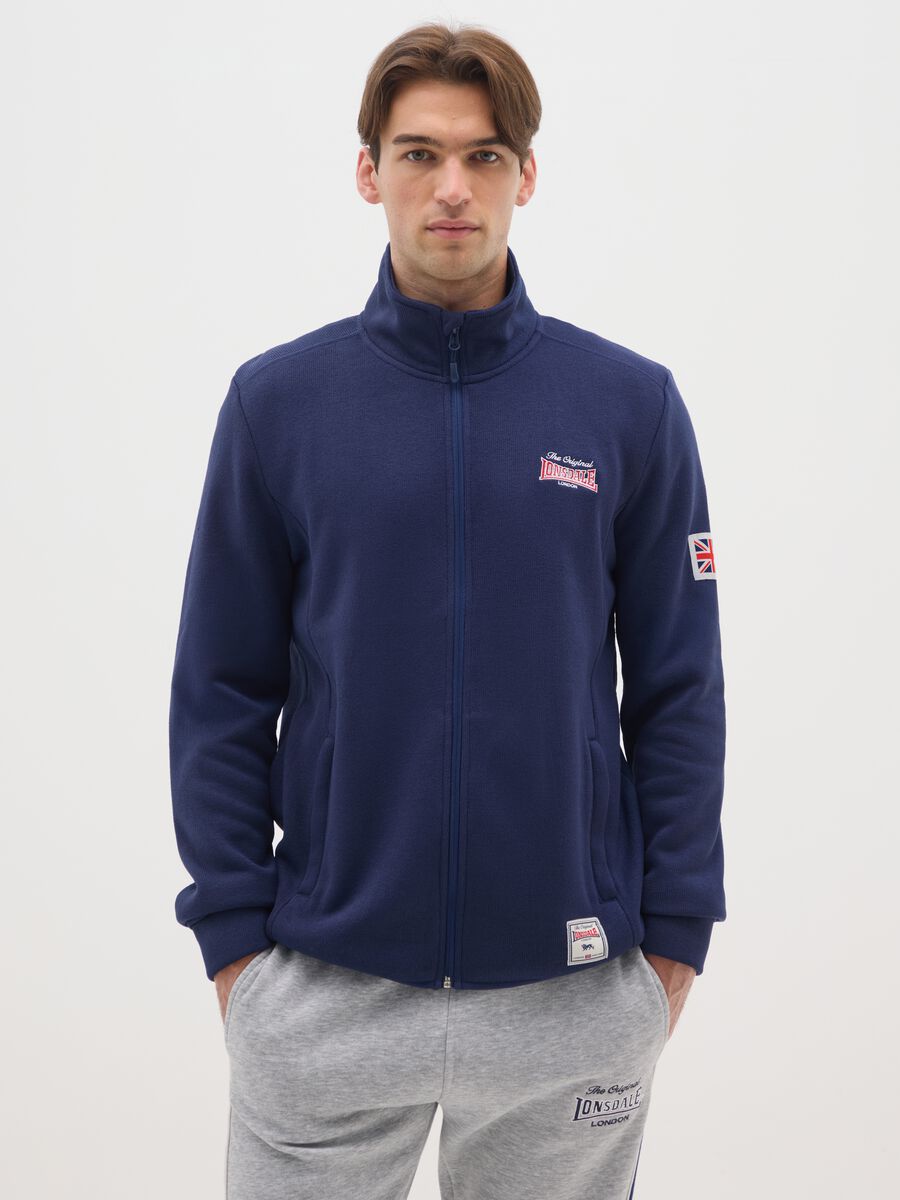 Heavy Blue Jacket with Logo_0