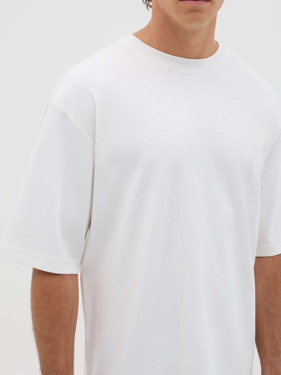 White short sleeve cotton t-shirt_1