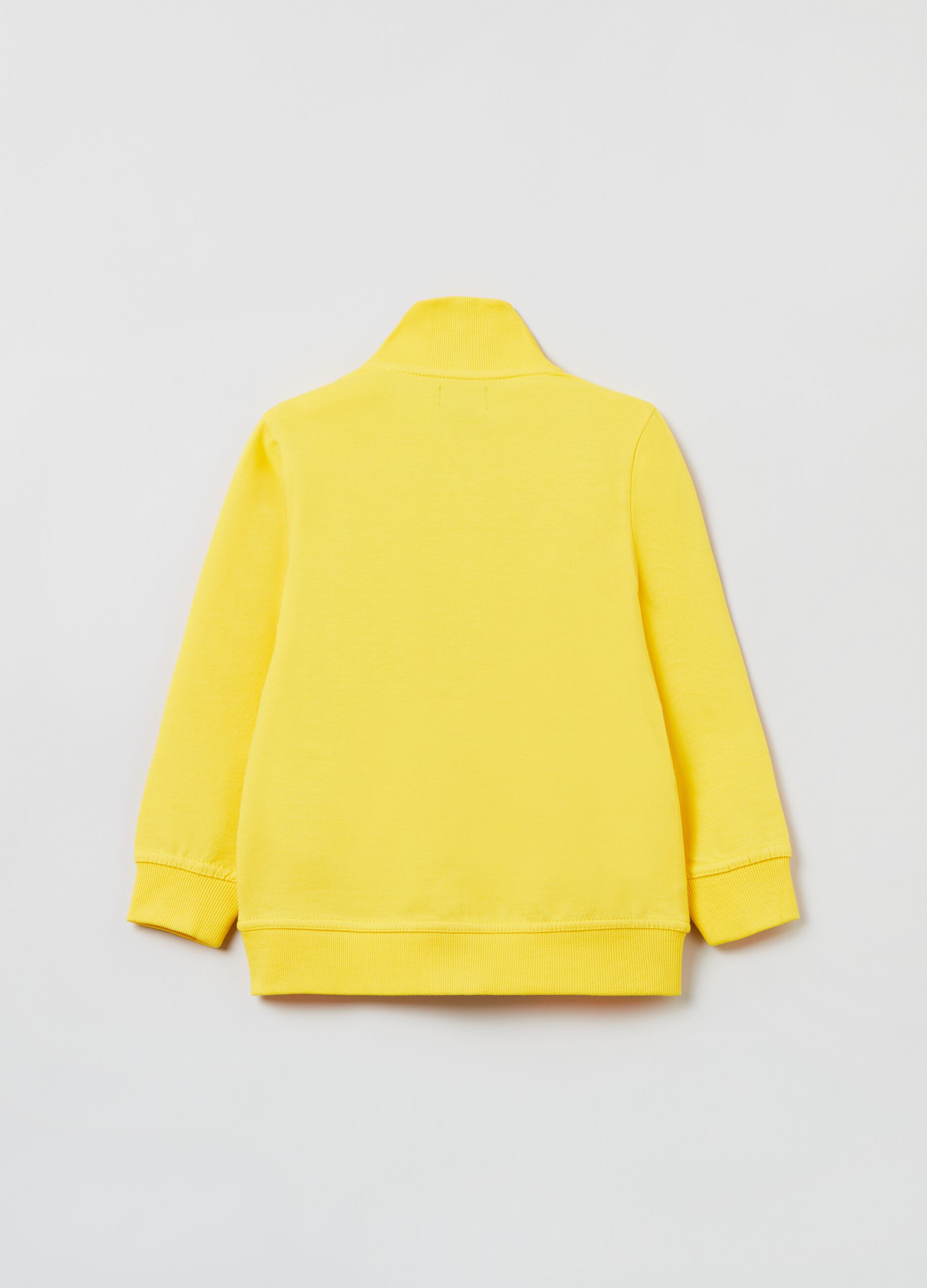 Full-zip in felpa a collo alto