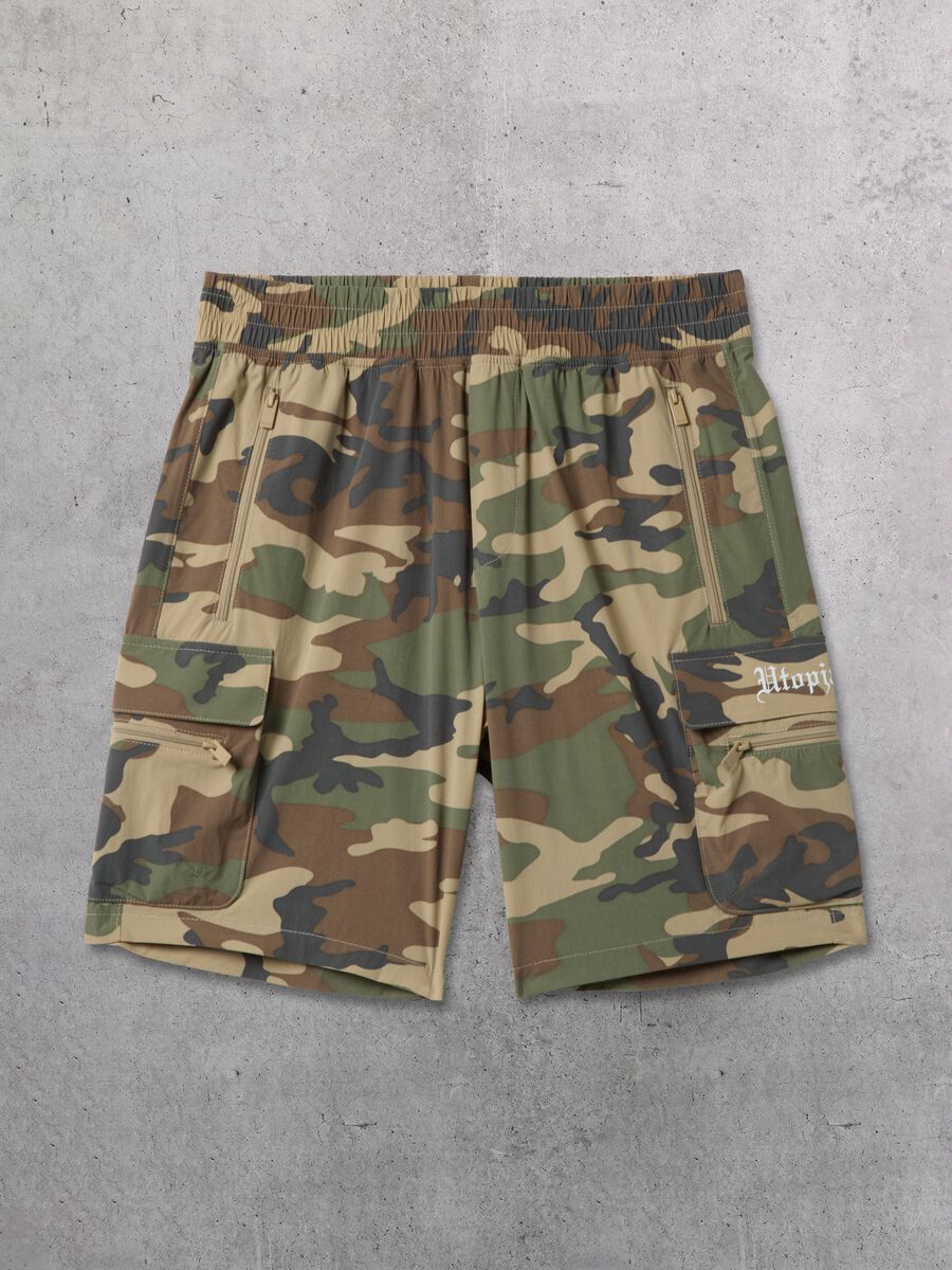 Technical Cargo Shorts Camo_6
