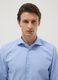 Blue slim-fit cotton-blend shirt_1
