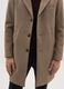 Cappotto lungo beige regular fit con bottoni_3