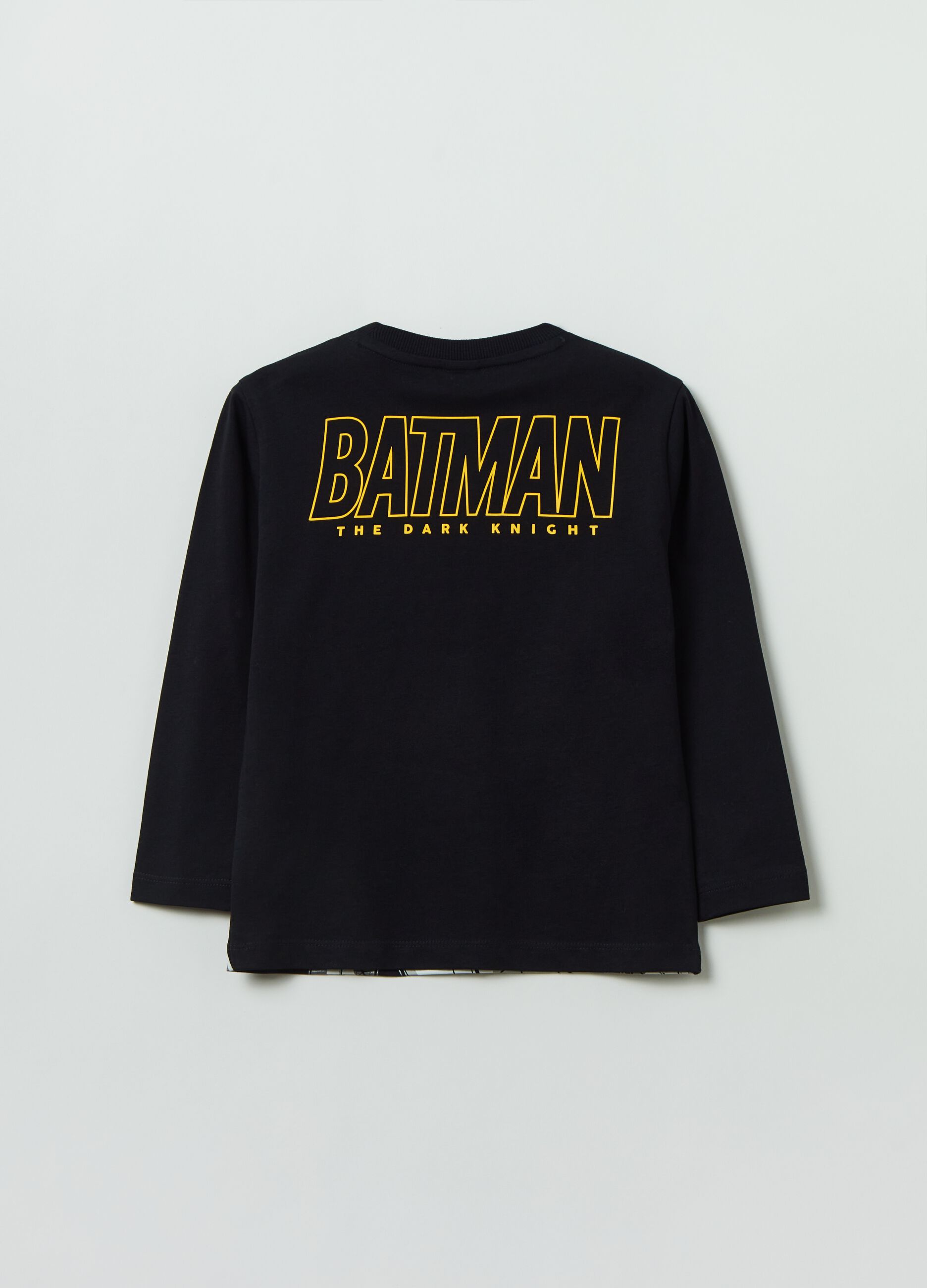 T-shirt maniche lunghe stampa Batman_1
