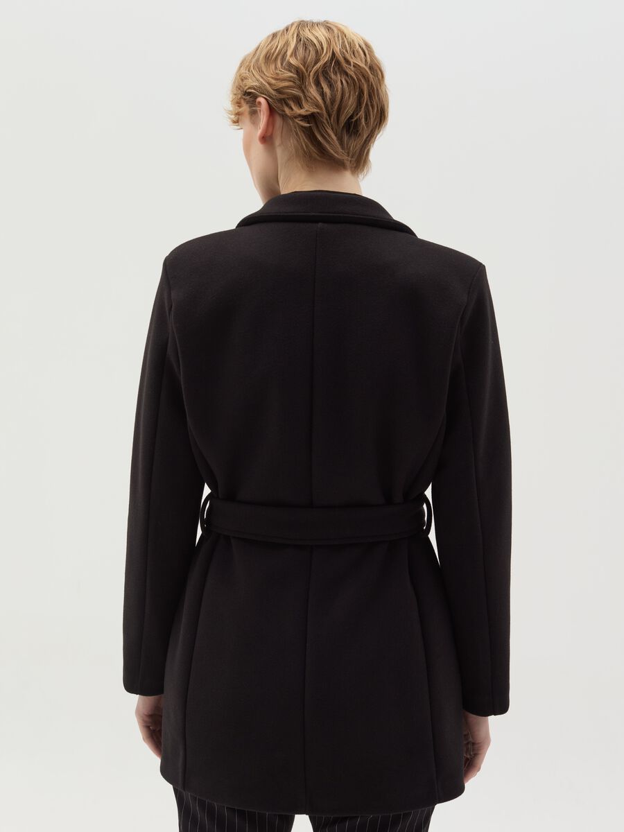 Short jacket with belt_3
