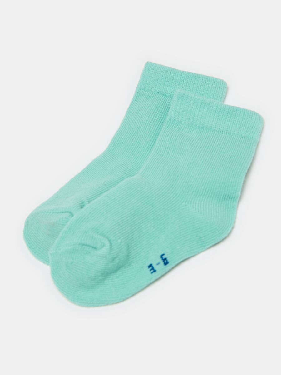Five-pair pack socks in organic cotton_1