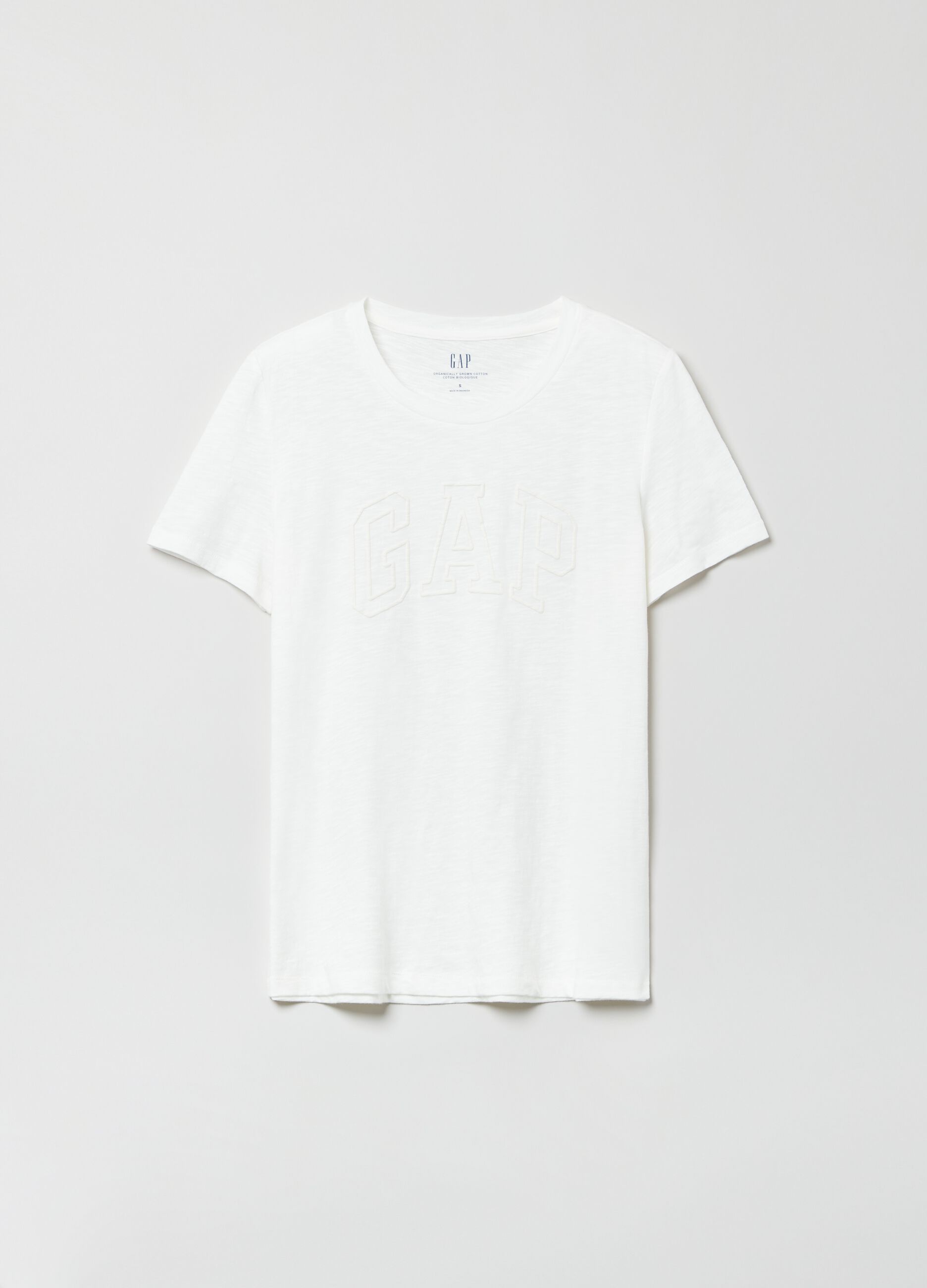 Ovs T-shirt in cotone slub con stampa logo