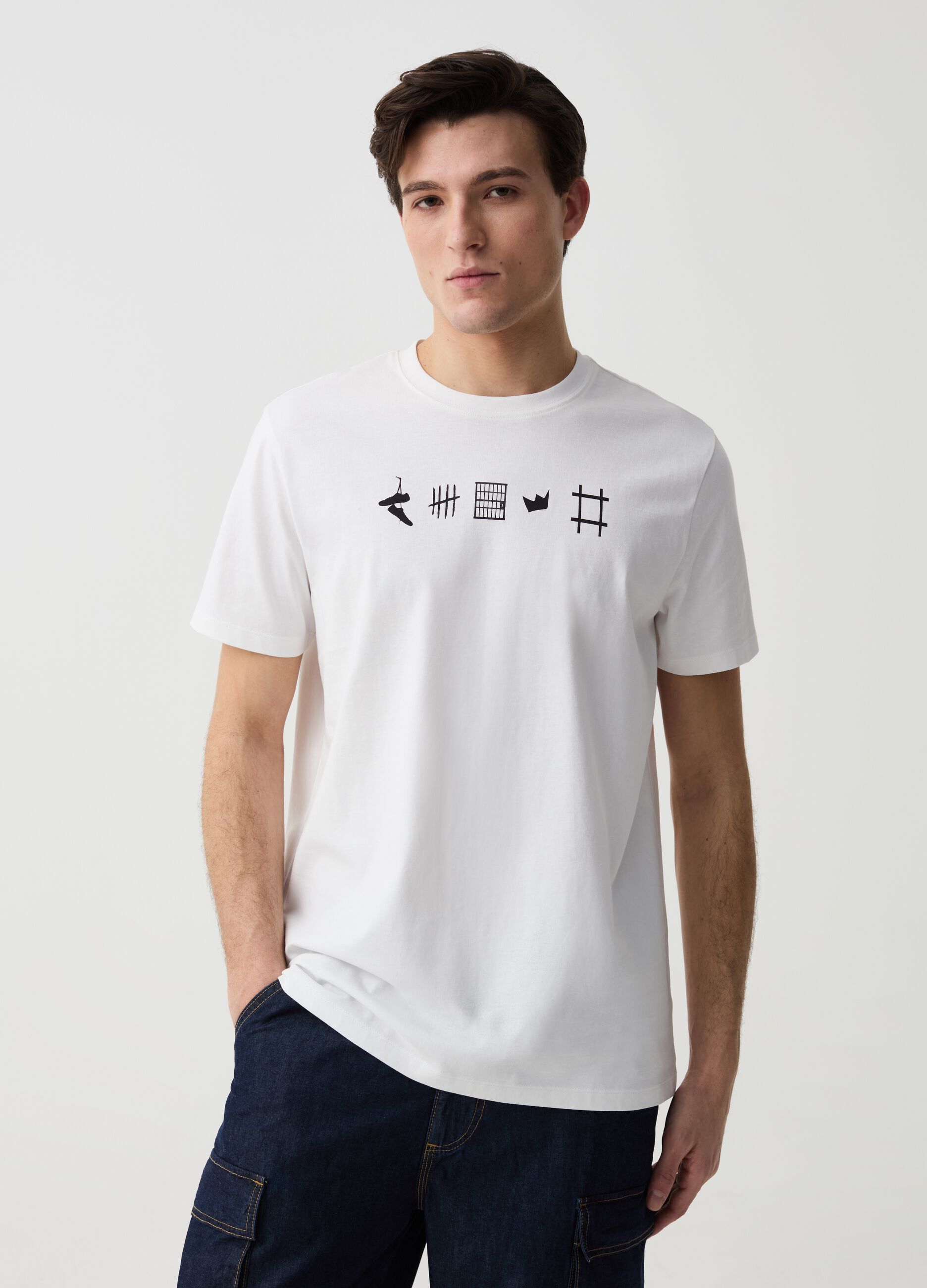 T-shirt con stampa MARE FUORI