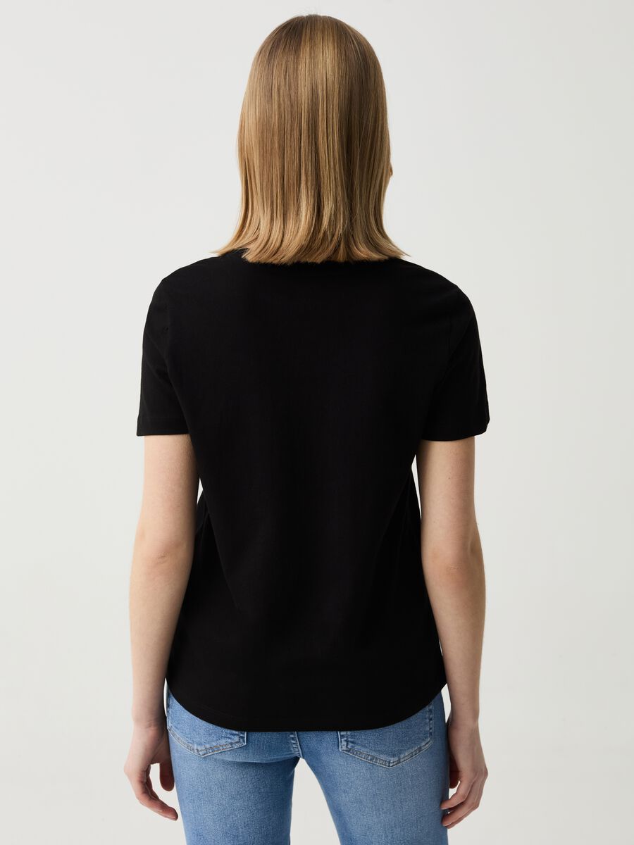 Essential cotton T-shirt with round neck_2