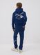 Blue regular-fit cotton-blend joggers_2