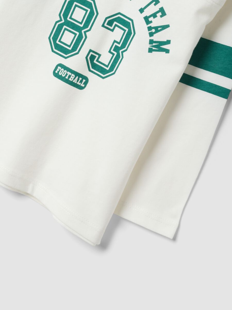 White organic cotton crew-neck T-shirt for boys_2