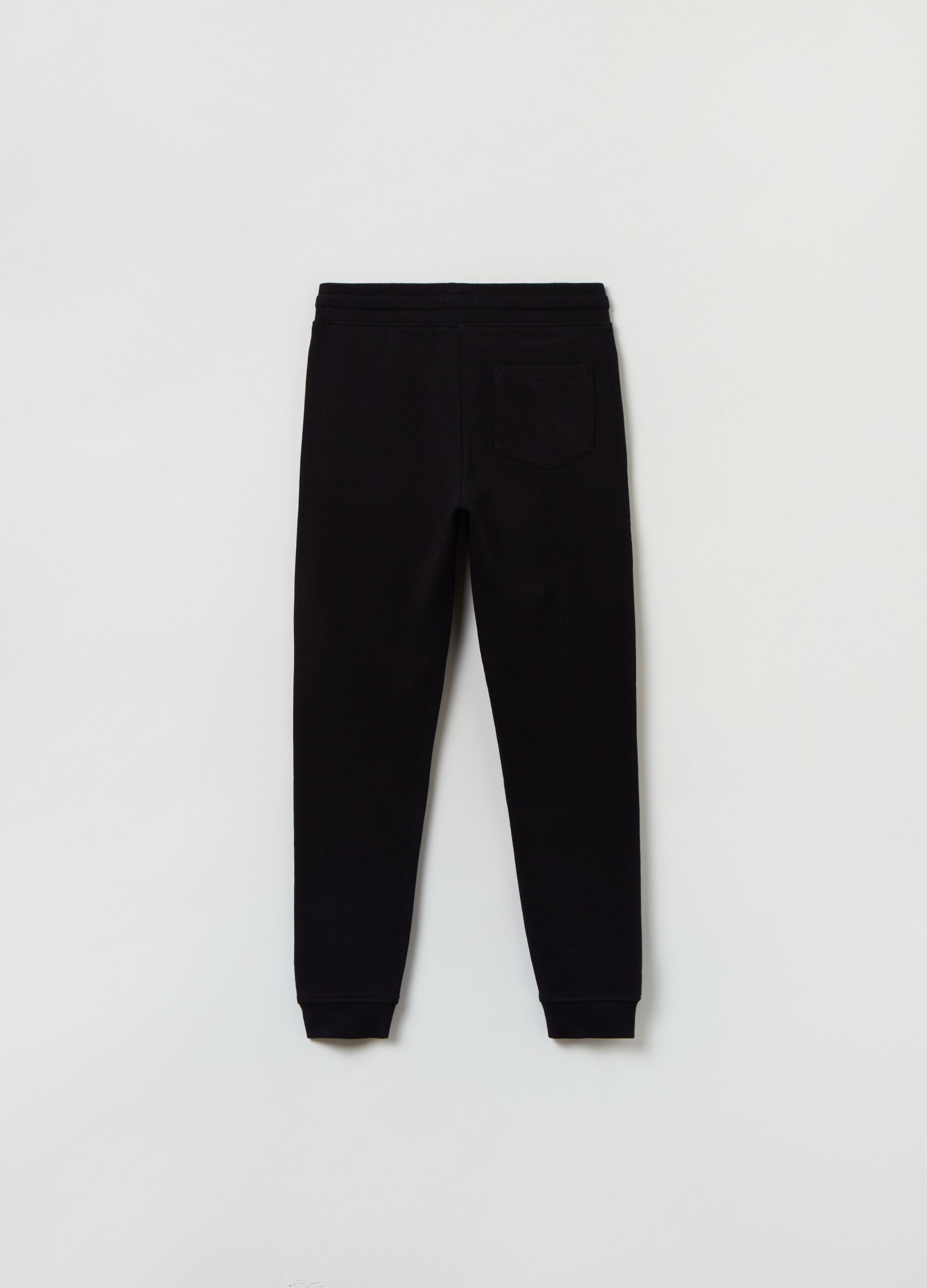 Joggers in felpa con coulisse_1