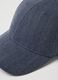 Regular fit pure cotton denim blue baseball cap_2