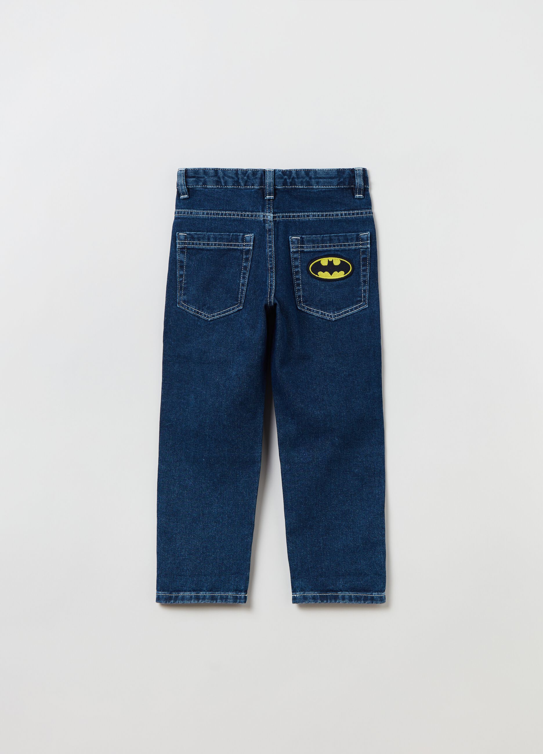 Jeans con patch 100° Anniversario_1