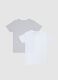 Multicolour regular fit pure cotton children's t-shirt twin pack_1