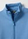 Blue pure cotton regular fit kids' sweatshirt with full zip_2