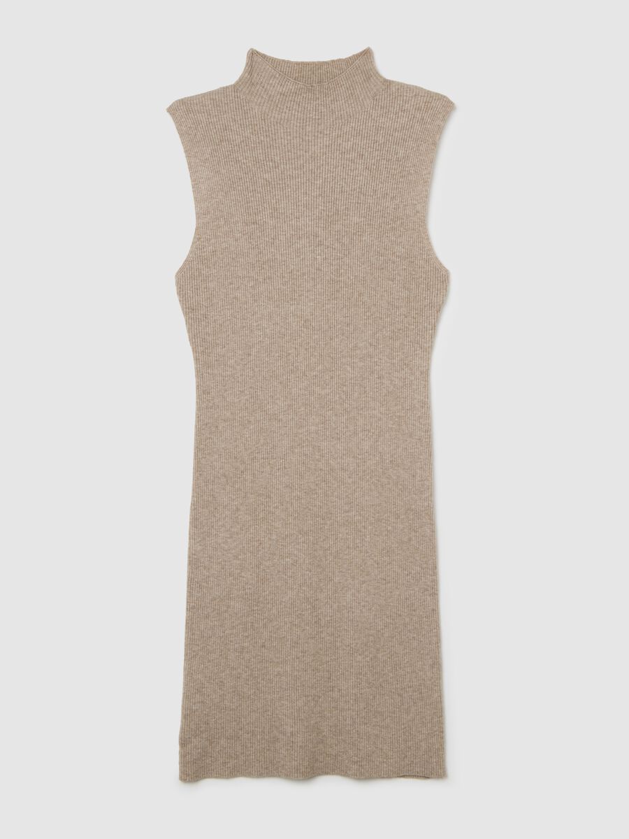 Beige Regular Fit Dress_4