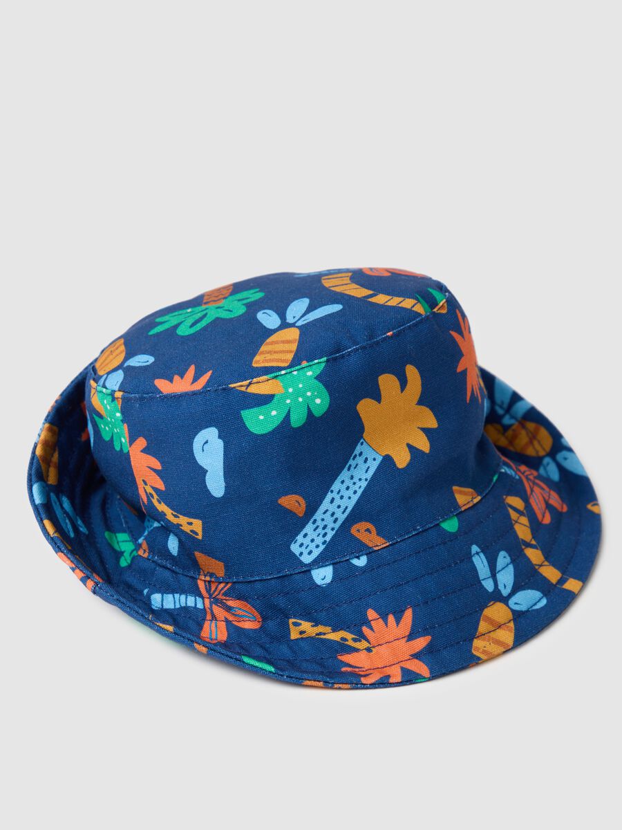 Multicolour summer cotton bucket hat for children_2