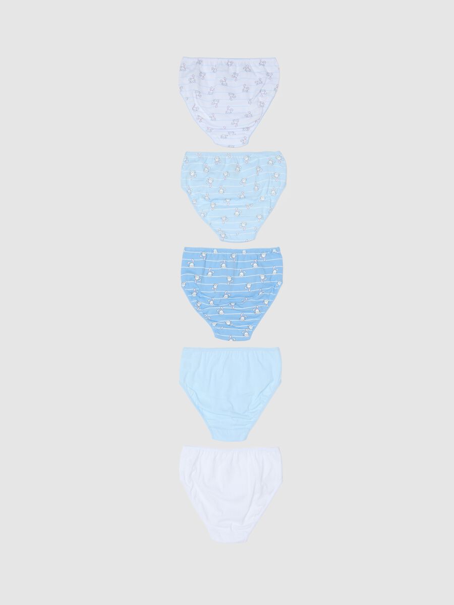 Multicolour pure cotton girls' knickers set_1