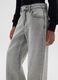 Girls' grey culotte cotton jeans_2