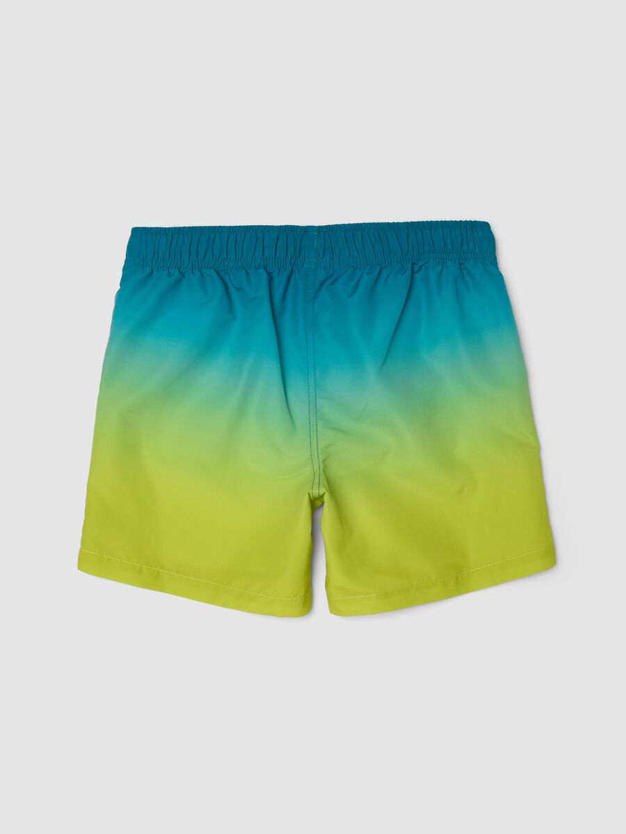 Multicolour boys&rsquo; swim shorts with ombr&eacute; fade_1