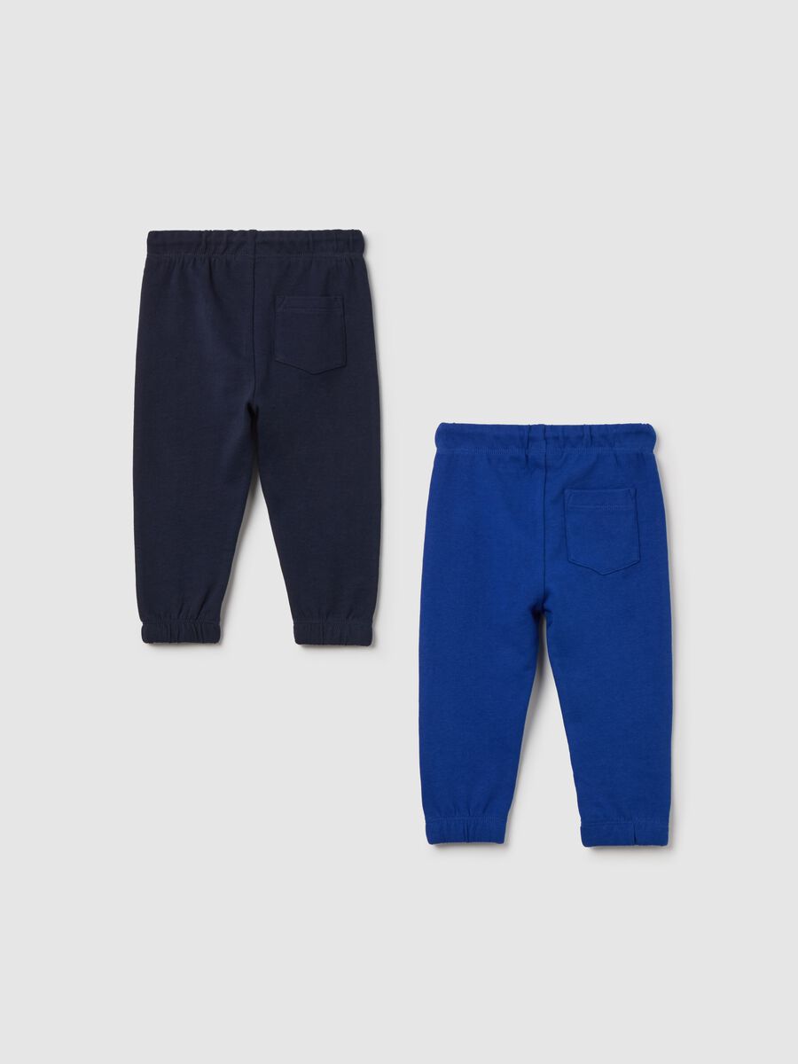 Two-pack joggers with drawstring and print_1