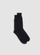 Blue short socks in pure cotton_0