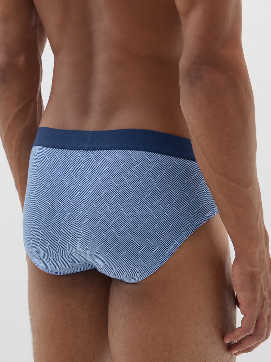 Multipack multicolour stretch cotton briefs_2