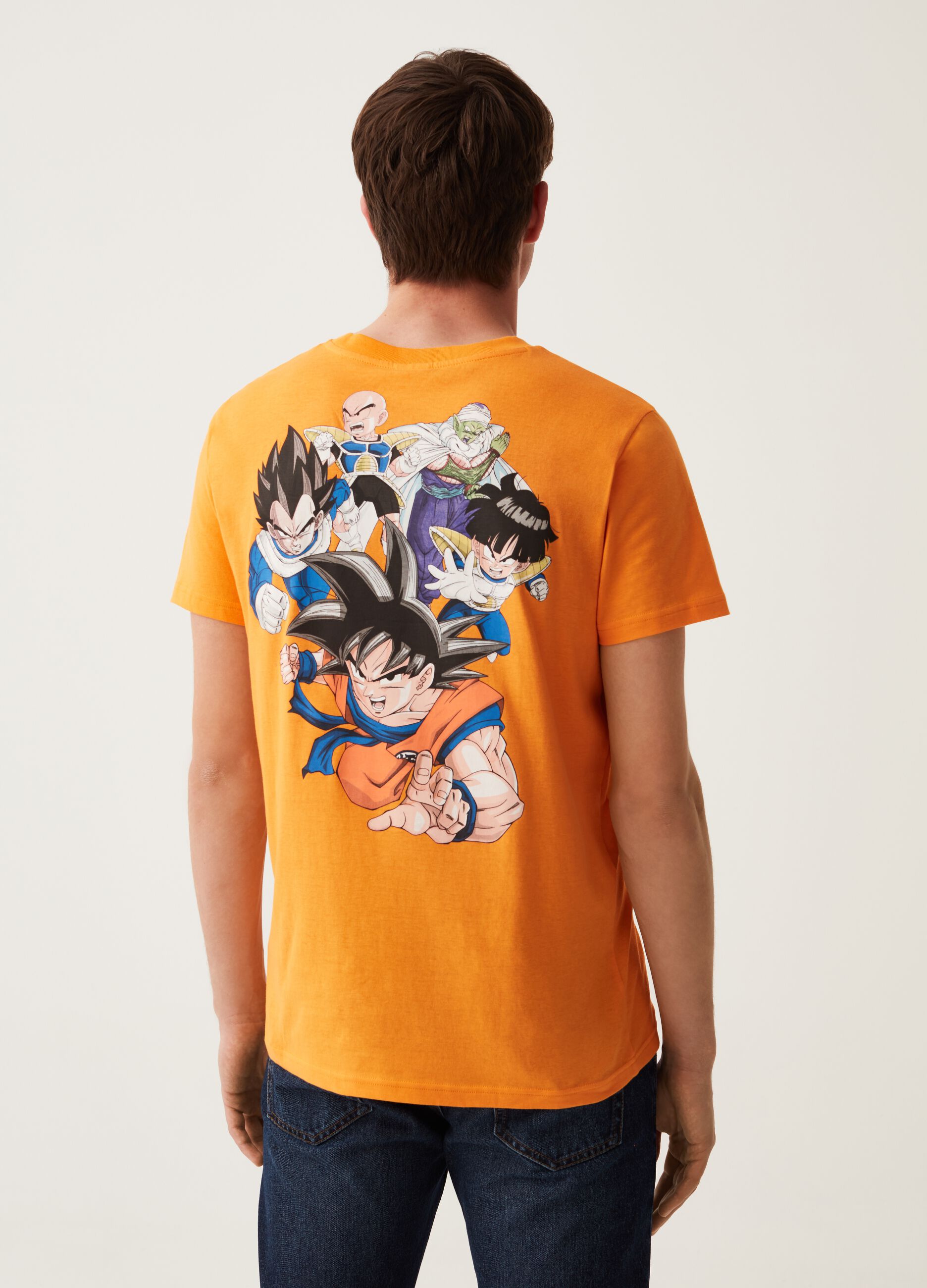 T-shirt with Dragon Ball Z characters print