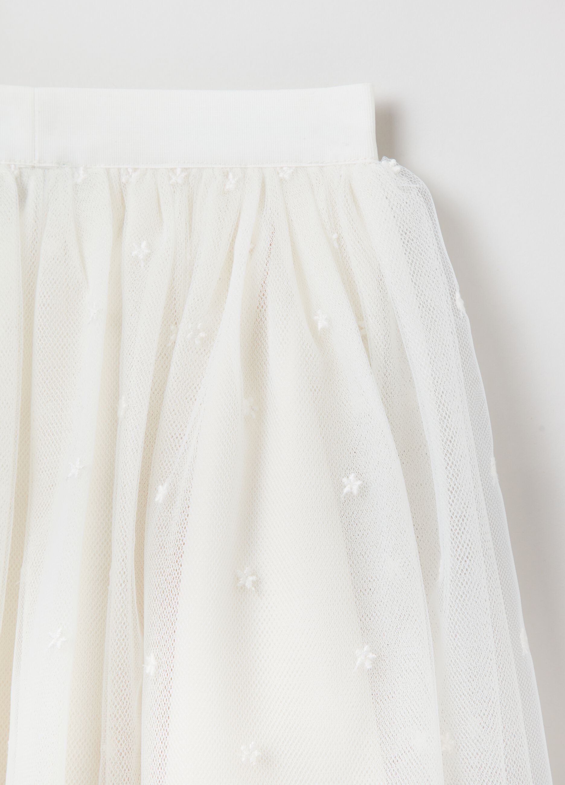Gonna in tulle con ricamo floreale_2
