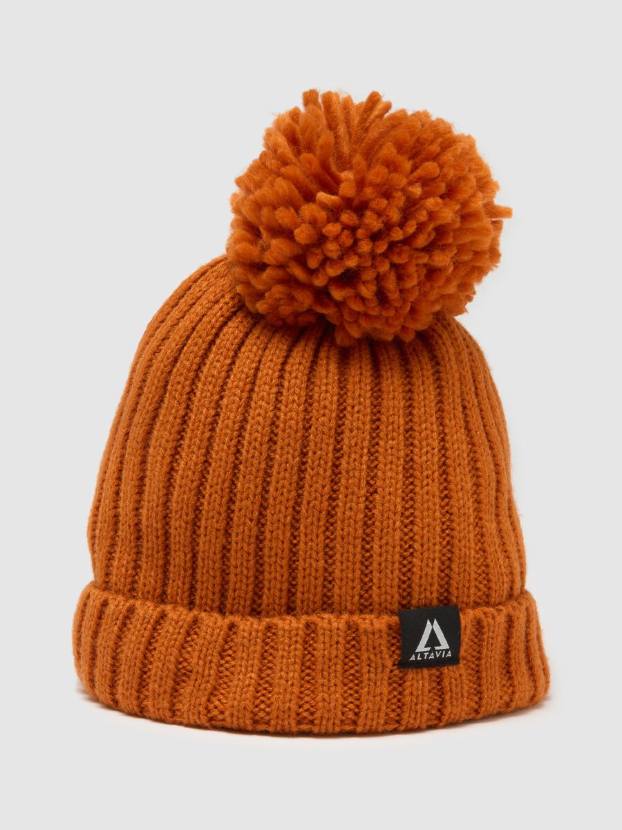 Rib-Knit Hat with Pom-Pom ALTAVIA WITH DEBORAH COMPAGNONI_2