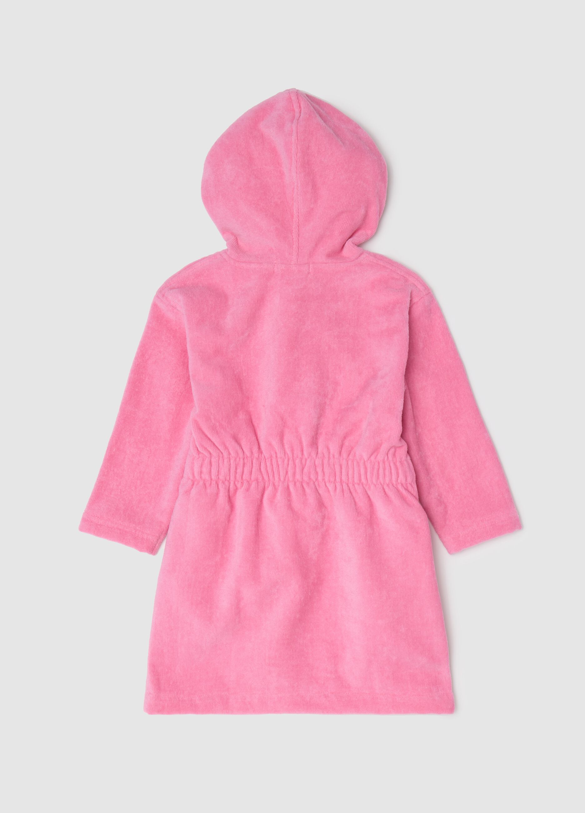Pink Cotton Girls' Bathrobe