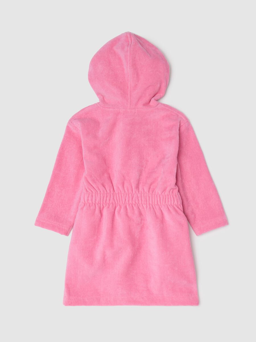 Pink Cotton Girls' Bathrobe_1