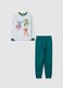 Multicoloured children's pyjamas in cotton blend regular fit with prints_0