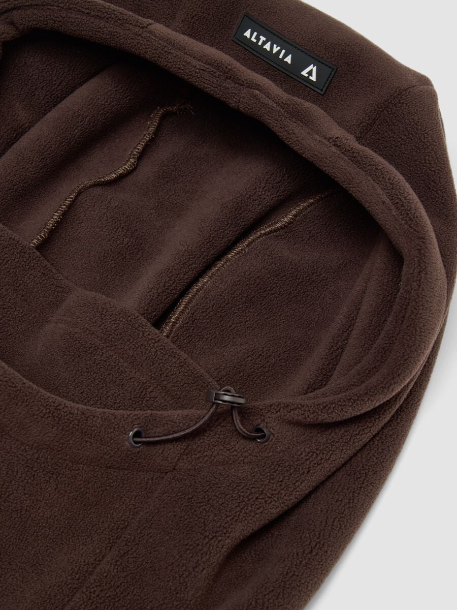 Balaclava Traspirante marrone in tessuto elasticizzato ALTAVIA WITH DEBORAH COMPAGNONI_1