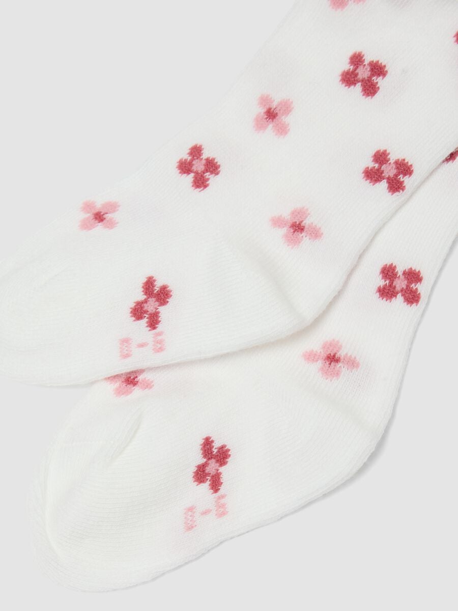 2-pack of pink organic stretch cotton tights_1