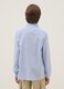 Multicoloured striped linen blend shirt for boys in regular fit_1