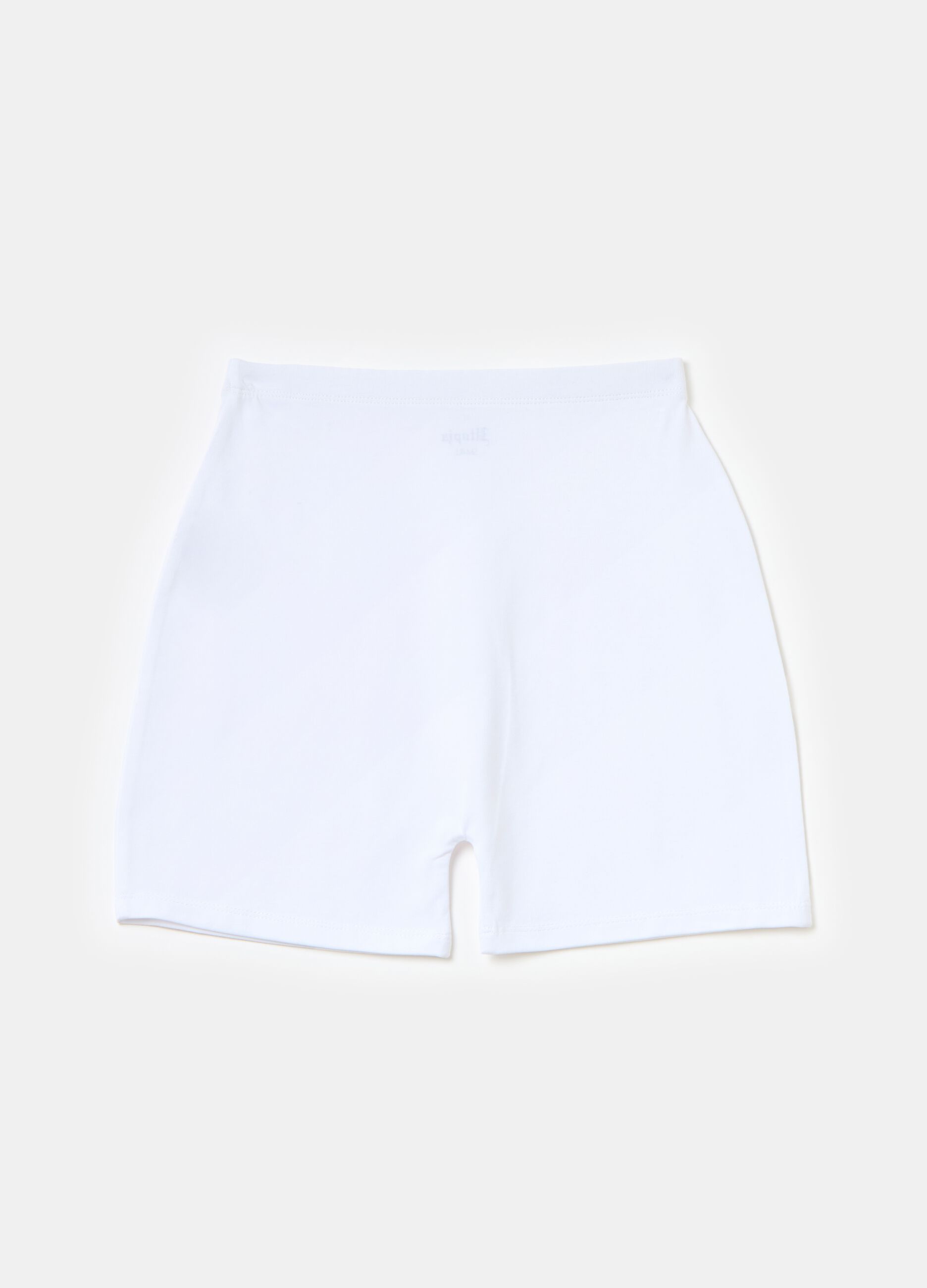 Biker Shorts White