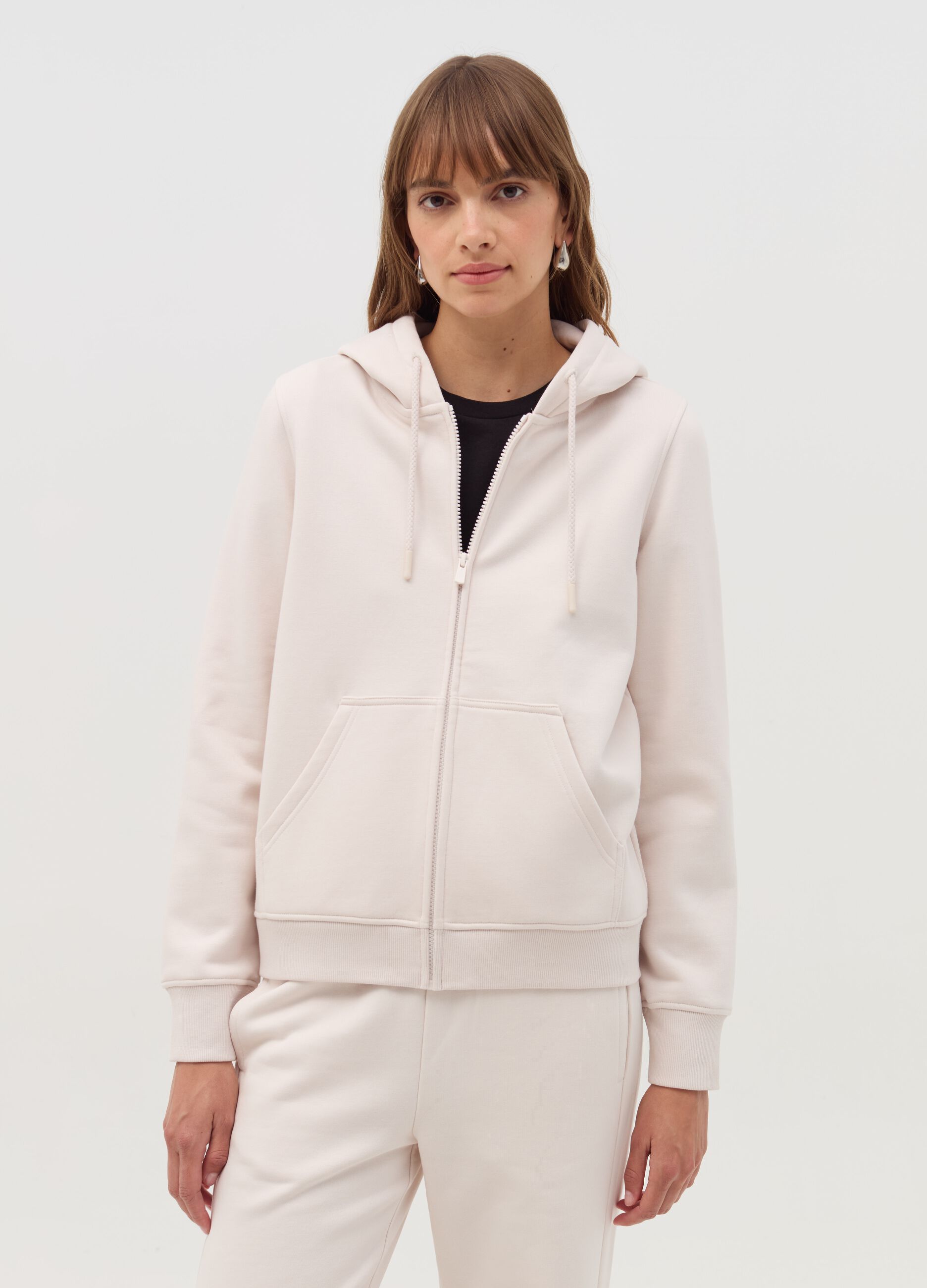 Felpa Essential con cappuccio da Donna OVS