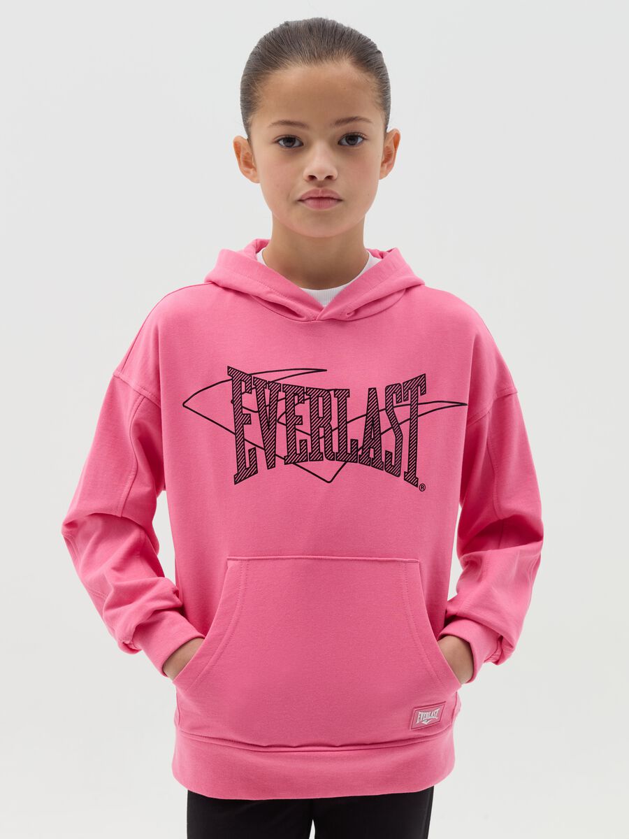 Felpa con cappuccio e stampa logo_0