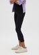 Black three-quarter stretch leggings_2