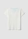 White organic cotton Mickey Mouse print pyjama T-shirt_5