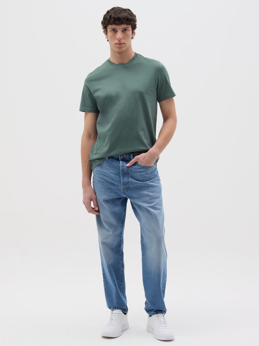 Organic cotton T-shirt with round neck_1