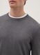 Grey crew neck cotton blend jumper regular fit_3