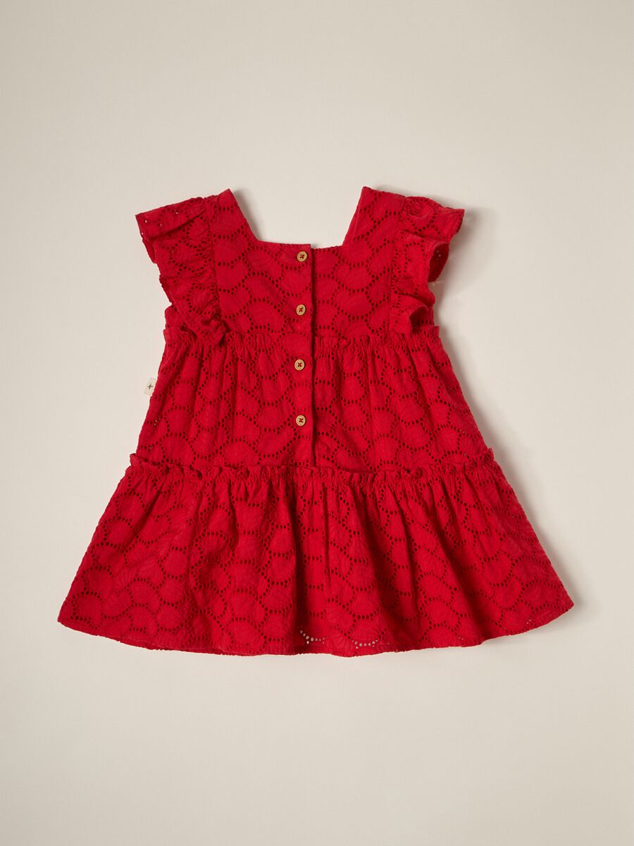 Infant Pure Cotton Sangallo Dress by IANA_1