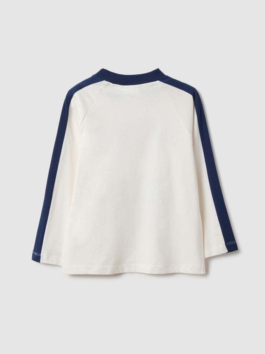 Kids' multicolour pure cotton long sleeve T-shirt with print_1