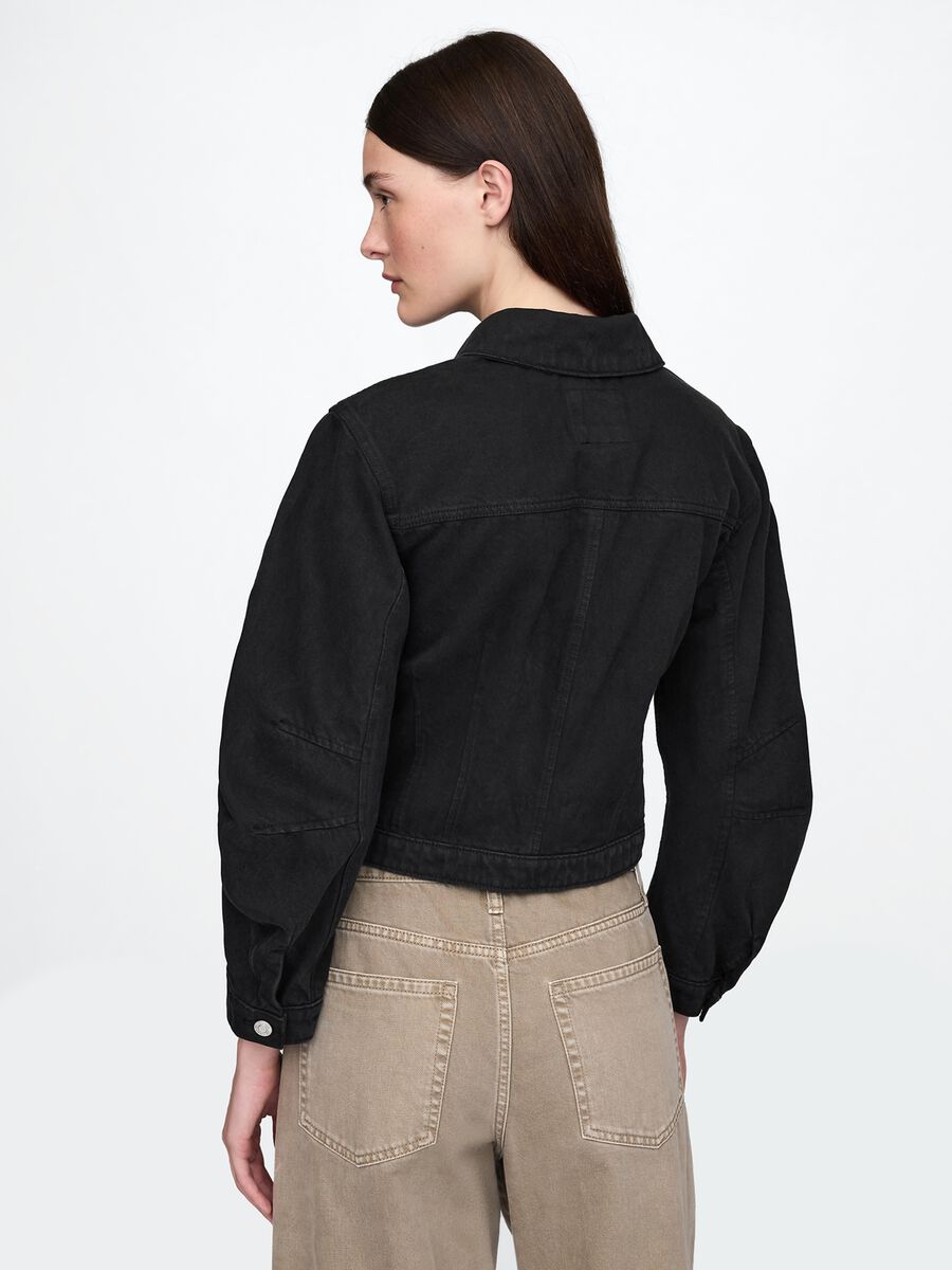 Black Denim Jacket Gap_2
